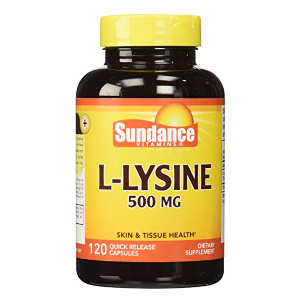 Sundance Vitamins L Lysine 500 Mg Capsules, 120 Ea